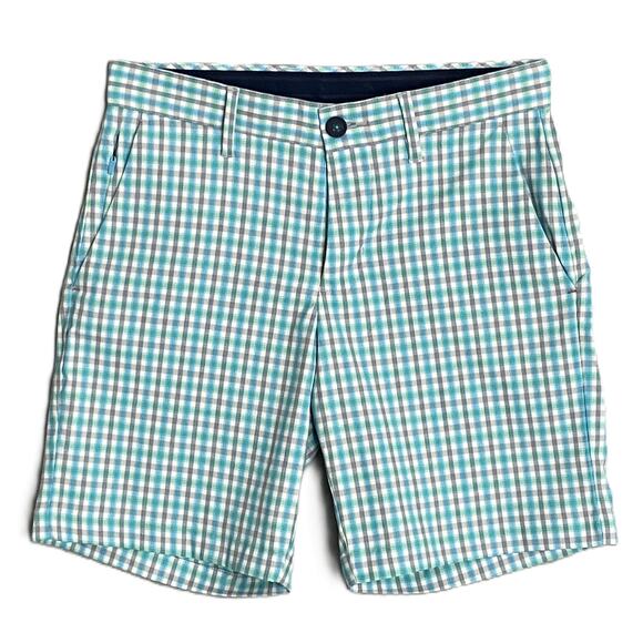 Tommy Bahama Other - Tommy Bahama Men's 28x8 Island Zone Shorts Blue Gray White Check NEW